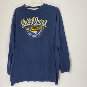 Echo Unltd. Vintage Blue Long Sleeve 1972 The world famous rhino brand T…